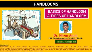 HANDLOOMS Basics of Handloom amp Types of Handloom [upl. by Enrobyalc511]