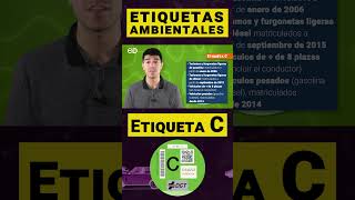 Etiqueta C ¿sirve para mi vehículo dgt coche contaminacion etiqueta [upl. by Spieler262]