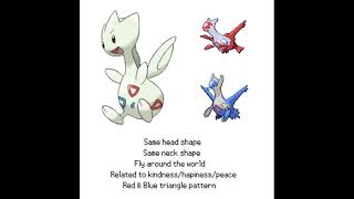 Pokemon Theory Togepi  Togetic where meant to Evolve into Latias  Latios [upl. by Atiuqahc]