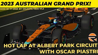 rFactor Mclaren Formula 1 TeamMercedes MCL60  Albert Park with Oscar Piastri [upl. by Fries]