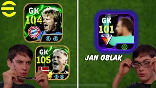 🔵 101 Rated  Jan Oblak Best Potw Boosted Keeper  Efootball 25 [upl. by Lerraj746]