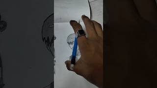 How to draw anime 💢 kaneki shorts art drawing [upl. by Euqinamod]