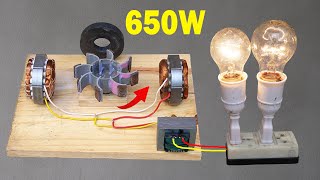 How To Make A Perpetual Generator From Recycled Materials [upl. by Ainnos]