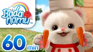 🍳Cooking in the Kitchen  More Badanamu Songs Compilation  Nursery Rhymes amp Kids Songs [upl. by Nuahsak345]