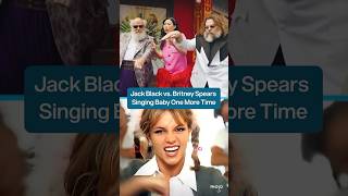 Jack Black vs Britney Spears Singing Baby One More Time [upl. by Beichner449]