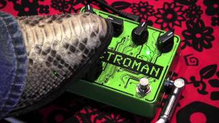 Solid Gold FX ELECTROMAN delay guitar effects pedal demo [upl. by Gentille232]