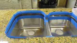 How To Install An Undermount Sink To A Granite Countertop [upl. by Nnaarual]