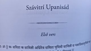 SZÁVITRI UPANISAD BRAHMA GÁJATRÍ HANGOSKÖNYV SZÁVITRIUPANISAD UPANISADGYŰJTEMÉNY BRAHMAGÁJATRÍ [upl. by Adle864]