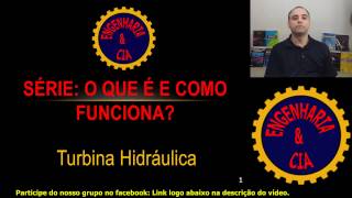 Turbina Hidráulica  Série O que e É como funciona  por Micelli Camargo [upl. by Eiduj]