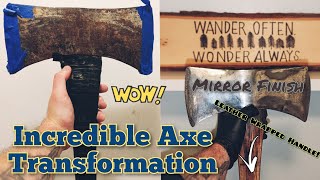 Epic Antique Double Bit Axe Restoration [upl. by Ranjiv]