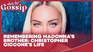 Madonnas Brother Christopher Ciccone Life Relationship and Memories [upl. by Laddie]