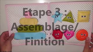 ✂️Tuto QUIET BOOK✂️ quotComment fabriquer un quiet book en 3 étapesquot feutrine diyquietbook tuto [upl. by Nylahsoj]