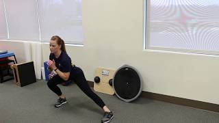 Side Lunges Demonstration [upl. by Dame]