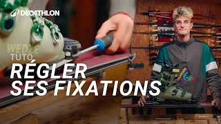 TUTO  Comment bien régler ses fixations de ski  🎿 I Decathlon [upl. by Nidnarb]