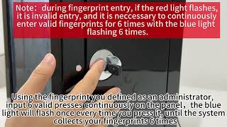 How to set up fingerprints on Watch Winders（YG22BDK20SLK20？ [upl. by Mihalco594]