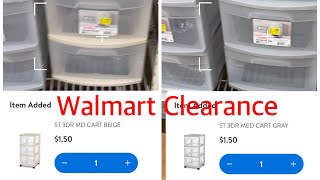 😱WALMART CLEARANCE I FOUND 150 STORAGE CARTS AGAIN ‼️ WALMART CLEARANCE 3 THROW BLANKETS walmart [upl. by Medovich]