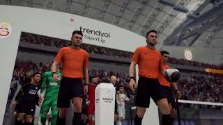 Gameplay FC 24  Galatasaray  Alanyaspor  Süper Lig  202425 [upl. by Lil686]