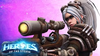 Nova Fires Long Range BOMBS with Snipe Build  Heroes of the Storm Hots Nova Gameplay [upl. by Baillie914]