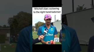 Outswing Bowling Tips From Mitchell Starc To Right Handed Batsman 🤯🥵 bowlingtips shorts [upl. by Vassaux259]