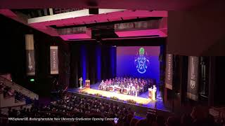 BNU Graduation  Wycombe Swan Theatre  High Wycombe Buckinghamshire England [upl. by Anyalram]