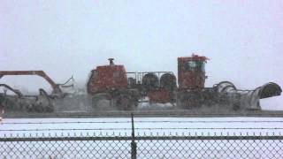 HD Snow Removal At Montreals International Airport CYUL [upl. by Wexler]