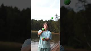 Easy Juggling trick 3 ball juggling jugglingballs tricks juggle [upl. by Alema432]