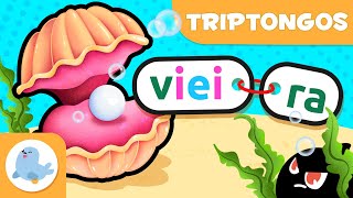 LOS TRIPTONGOS 🦸‍♀️ GRAMÁTICA y ORTOGRAFÍA para niños 📝 Superlexia ⭐ Episodio 11 [upl. by Nitas510]