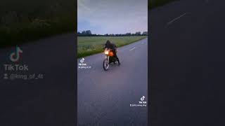 moped motorcycle 150cc honda suzuki 220kmh foryou viralvideo weely burnaut [upl. by Diana]