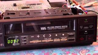 Akai VS616UM VHS VCR Preview [upl. by Cornwall]