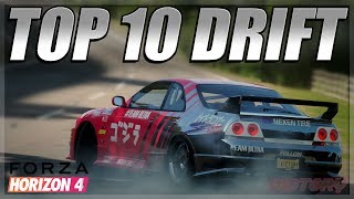 Forza Horizon 4  Top 10 BEST DRIFT CARS [upl. by Gunn266]