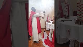 Incensing on the feast of the precious blood preciousblood choir consecration music  Incense [upl. by Ardena]