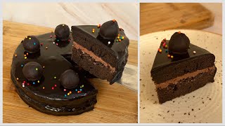 Only 3 Ingredient Chocolate Cake On tawa  No Cream No Oven Kadai Eggs Super Easy Chocolate Cake [upl. by Peri788]