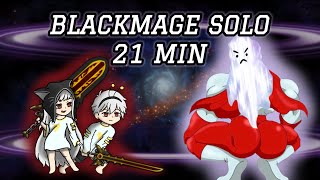 Not Min Clear At All Liberated Zero Blackmage Solo GMS Solis [upl. by Aredna]