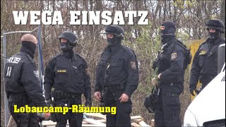 POLIZEIGROßEINSATZ bei Klimacamp Räumung in Wien [upl. by Adkins174]