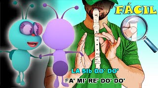 Hola Amigo Juega Conmigo  Bichikids  Flauta Fácil  Tutorial  Cover  Karaoke [upl. by Iturhs398]