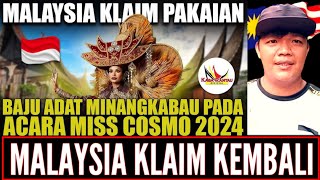 MALAYSIA KLAIM BAJU ADAT INDONESIA MINANGKABAU MISS COSMO 2024 [upl. by Blen]