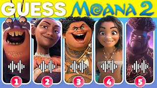 Guess The Moana 2 Were Back Characters by Voice 🌊🏝️🌺 Moana 2 Were Back Movie Quiz  Great Quiz [upl. by Melmon]