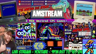 AMSTRAD CPC ⚡️ AMSTREAM 🕹️ 2 New Amstrad Games quotMine Escapequot amp quotNitaquot ⭐️  Your Game Requests [upl. by Yantruoc]