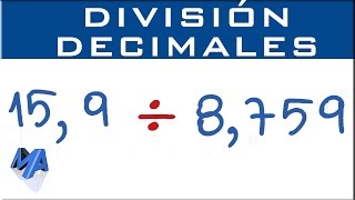 División de números decimales [upl. by Adniram]