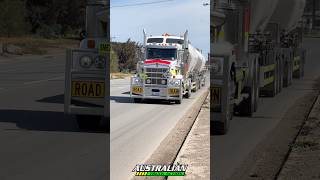 Kenworth T409 SAR dry bulk tanker road train [upl. by Ahsienek667]