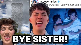 JAMES CHARLES PLAYS THE VICTIM WHEN HE HAS VICTIMS [upl. by Asatan]