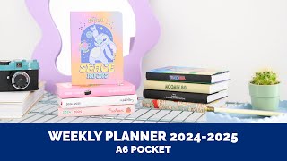 WEEKLY PLANNER 20242025 A6 POCKET  Grupo Erik [upl. by Eirrod565]