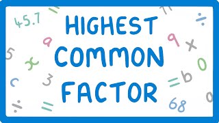 How to find the Highest Common Factor 7 [upl. by Yaakov142]