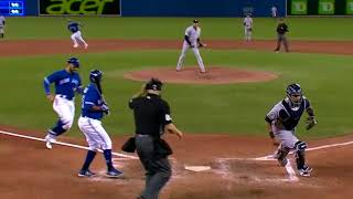 Kevin Pillar steals home [upl. by Aniret]