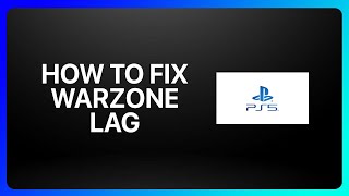 How To Fix Warzone Lag On Ps5 Tutorial [upl. by Anaitsirk]