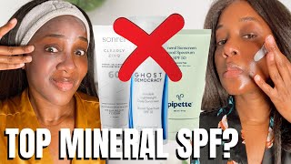 HIGHLY Requested Mineral Sunscreen for Darker Skin REVIEWED [upl. by Aelanej]