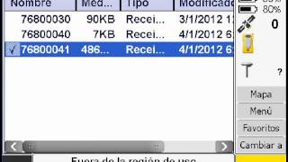 05 Trimble Access Importar archivos del Receptor [upl. by Lindley]