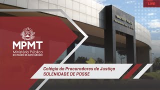 Reunião Ordinária do Colégio de Procuradores de Justiça do MPMT e Solenidade de posse 05092024 [upl. by Aniras588]