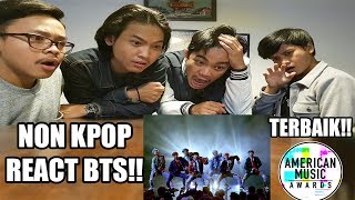 BTS  DNA AMA PERFORMANCE LIVE REACTION  SEJARAH BARU PER KPOPAN [upl. by Dadelos210]