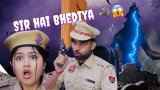 Police station aor bhediya🦊😱 Mohit Pandey shorts funny trending [upl. by Oiromed]